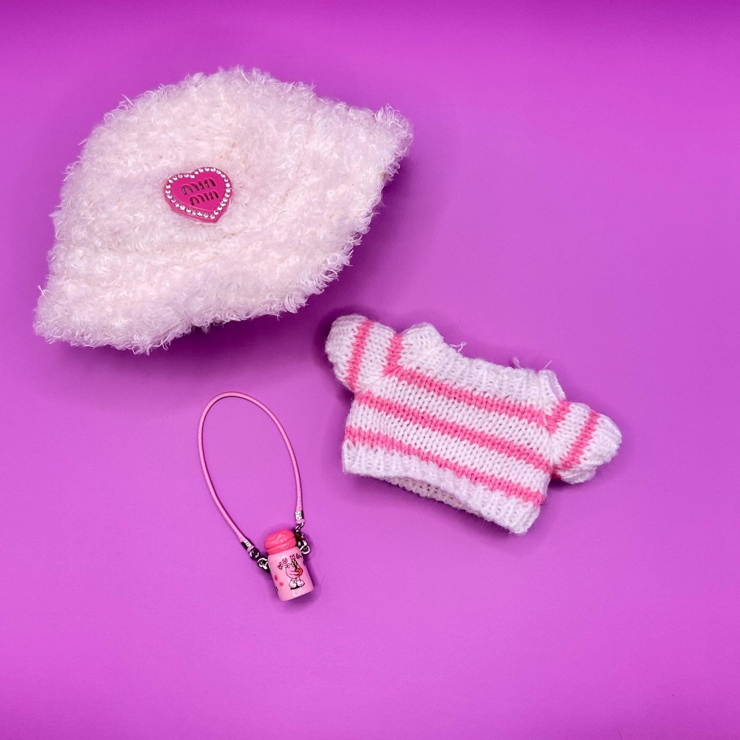 Labubu Striped Sweater Outfit