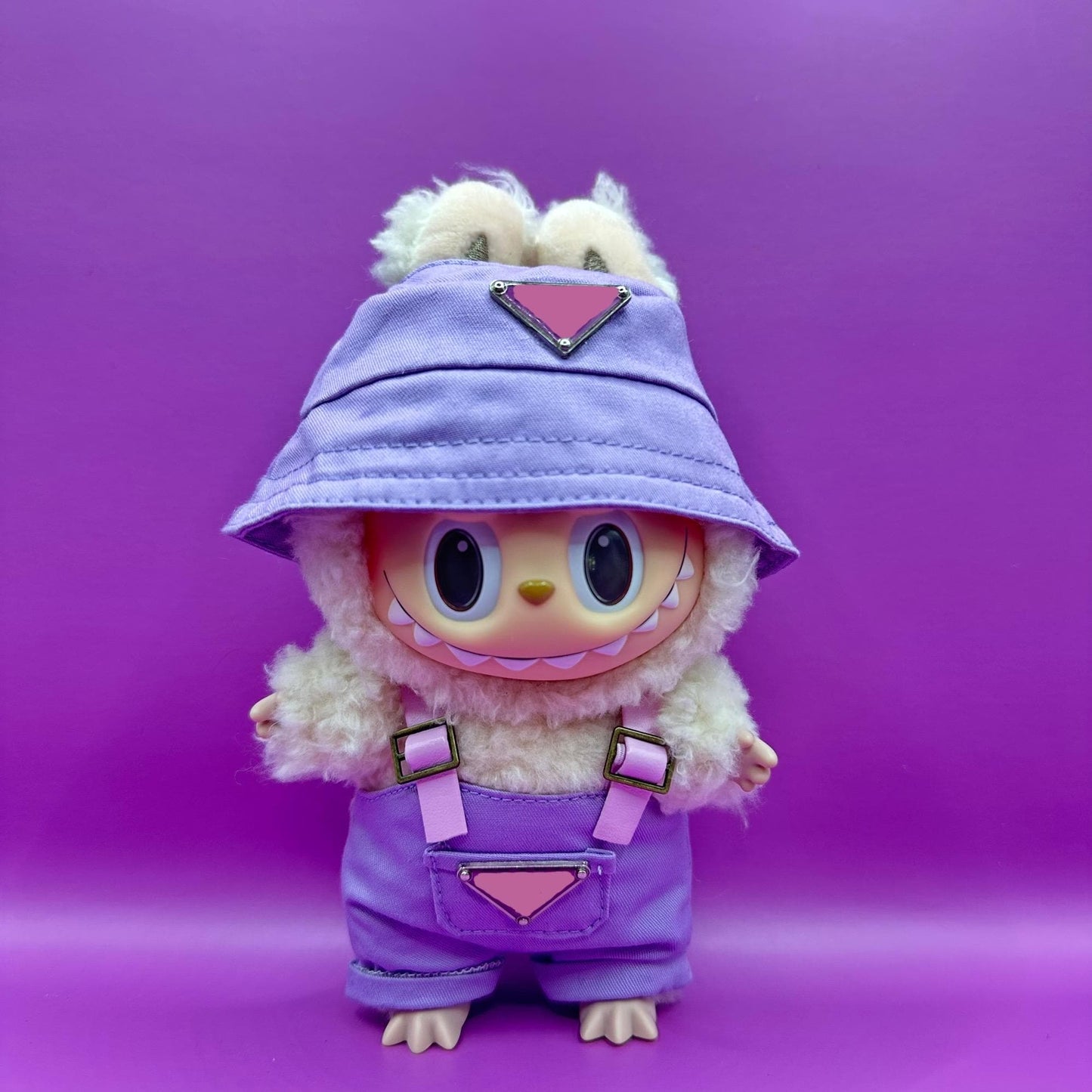 Labubu Purple Designer Overalls