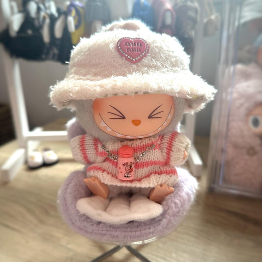 Labubu Striped Sweater Outfit