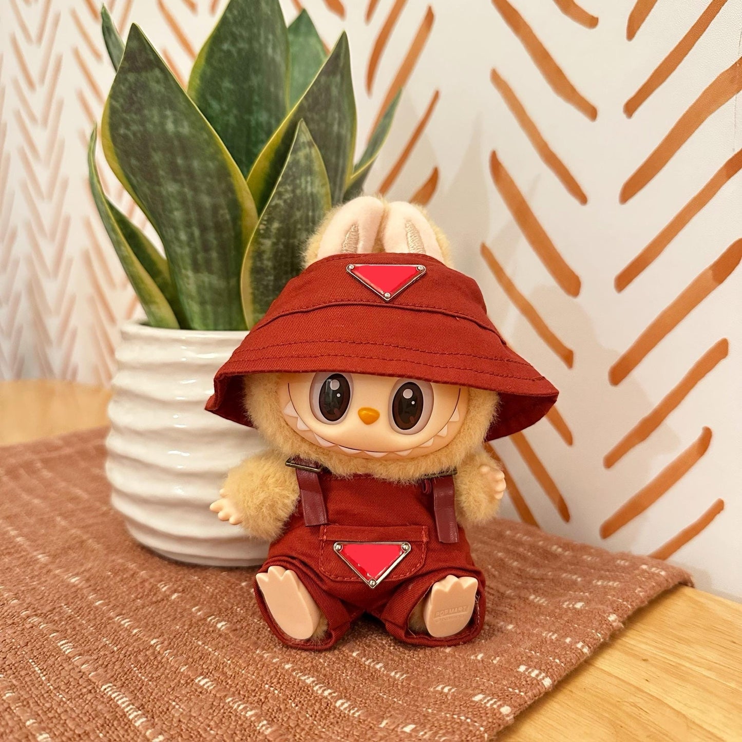Labubu Red Designer Overalls