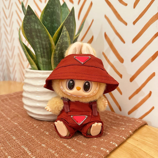 Labubu Red Designer Overalls
