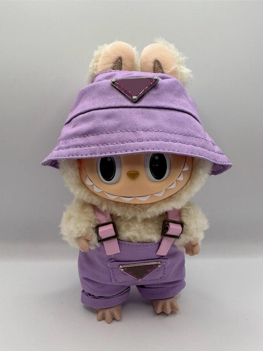 Labubu Purple Designer Overalls